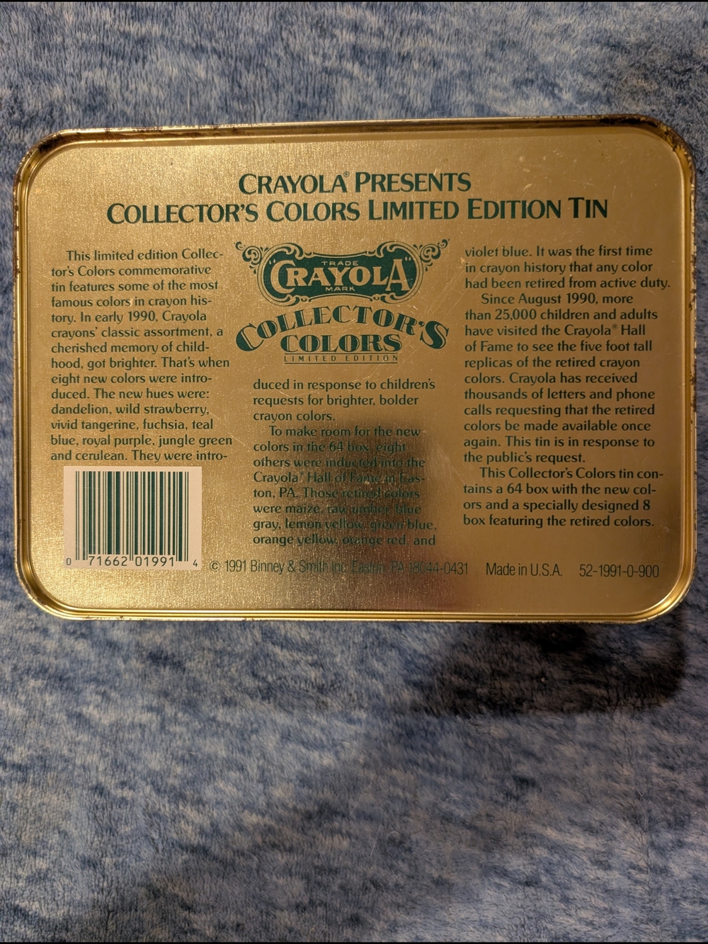 Crayola Vintage Collector's Tins And Collector's Colors Crayons - Picture 9 of 9